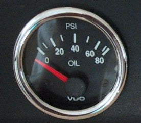 VDO Vision Gauge with OEM BMW Chrome Bezel